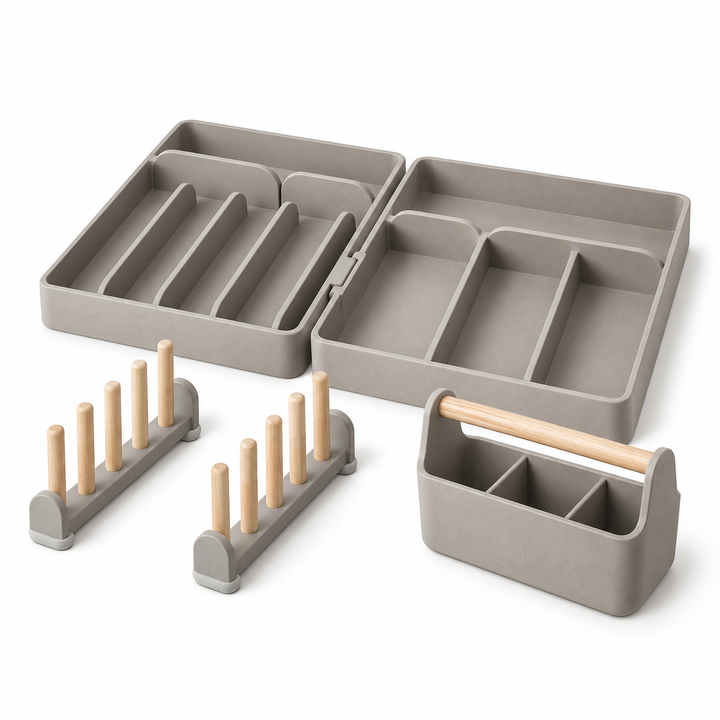 Arcline Drawer & Plate Organizer Set